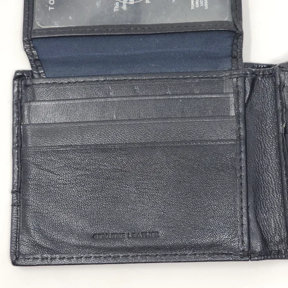 Tommy Hilfiger Black Leather RFID Protection Wallet - Picture 3 of 11